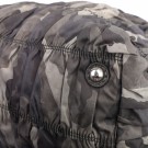 Prada Gaufre Hobo Fringe – Svart nylon med frynser thumbnail