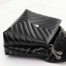 Saint Laurent veske (2017) – elegant veske i sort lammeskinn thumbnail