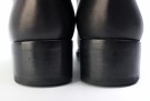 Chanel Silver Black Metallic Boots Leather thumbnail