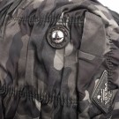 Prada Gaufre Hobo Fringe – Svart nylon med frynser thumbnail