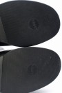 Chanel Silver Black Metallic Boots Leather thumbnail