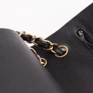 Chanel Double Flap Jumbo (2005) – ikonisk veske i sort caviar thumbnail