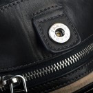 Prada Gaufre Hobo Fringe – Svart nylon med frynser thumbnail