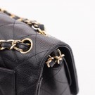Chanel Double Flap Jumbo (2005) – ikonisk veske i sort caviar thumbnail