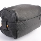 Prada Vitello Daino, sort skinn thumbnail