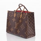 Louis Vuitton Onthego GM (2021) – ikonisk tote i Reverse Monogram thumbnail