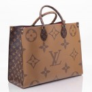 Louis Vuitton Onthego GM (2021) – ikonisk tote i Reverse Monogram thumbnail