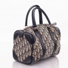 Christian Dior Trotter Boston (2000) – ikonisk veske i blå Trotter canvas thumbnail