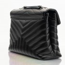 Saint Laurent veske (2017) – elegant veske i sort lammeskinn thumbnail