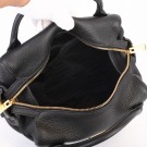 Prada Vitello Daino, sort skinn thumbnail