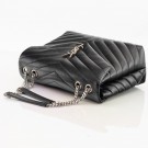 Saint Laurent veske (2017) – elegant veske i sort lammeskinn thumbnail