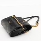 Saint Laurent Mini Nolita (2023) – elegant veske i sort lammeskinn  Klassisk Saint Laurent Mini Nolita i mykt sort lamme thumbnail